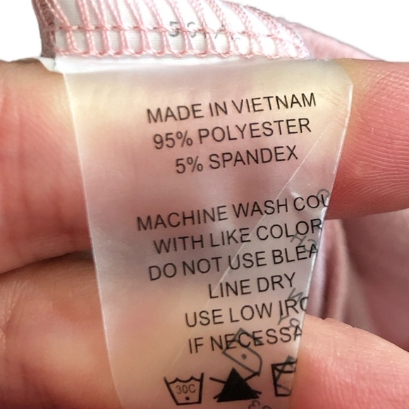 VINCE CAMUTO Women's Stretchy Bell Sleeve Blouse Size Large Pink - Picture 6 of 7